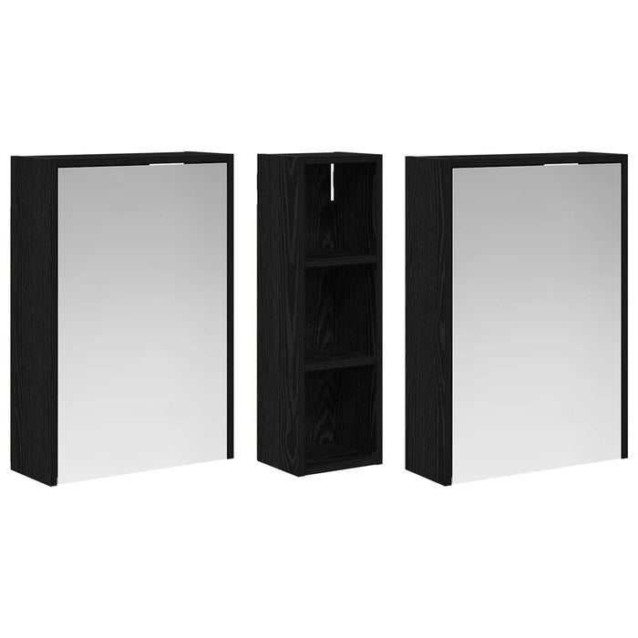 Set dulap baie 3 buc. 106 x 16 x 62,5 cm Lemn prelucrat - WALTI WALTI