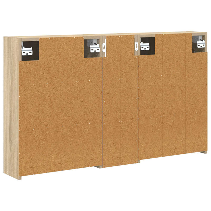 Set dulap baie pentru 3 pcs 106 x 16 x 62,5 cm Lemn compozit - WALTI WALTI