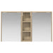 Set dulap baie pentru 3 pcs 106 x 16 x 62,5 cm Lemn compozit - WALTI WALTI