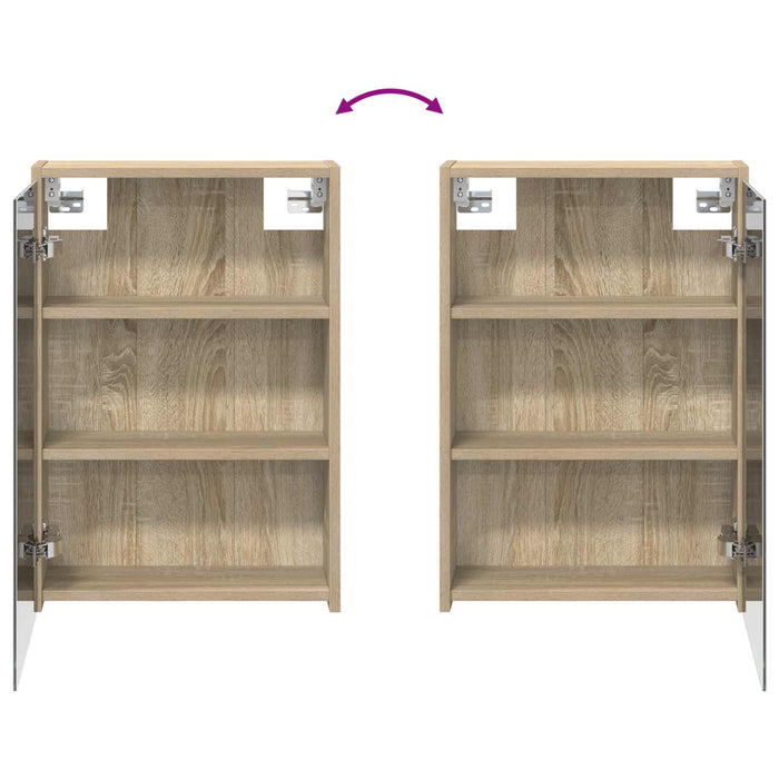Set dulap baie pentru 3 pcs 106 x 16 x 62,5 cm Lemn compozit - WALTI WALTI
