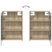Set dulap baie pentru 3 pcs 106 x 16 x 62,5 cm Lemn compozit - WALTI WALTI