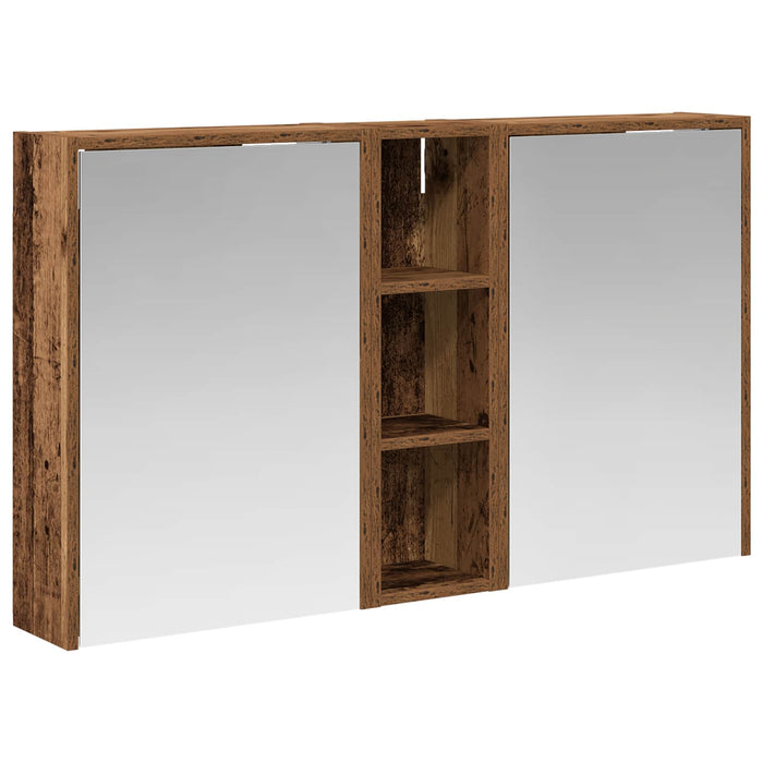 Set dulap baie pentru 3 pcs 106 x 16 x 62,5 cm Lemn compozit WALTI
