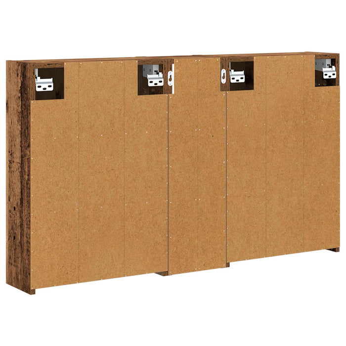 Set dulap baie pentru 3 pcs 106 x 16 x 62,5 cm Lemn compozit WALTI