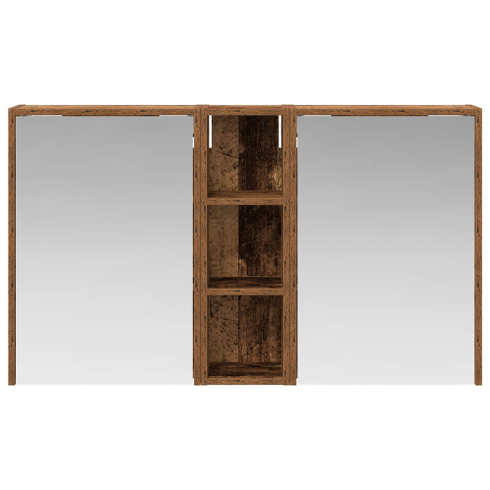 Set dulap baie pentru 3 pcs 106 x 16 x 62,5 cm Lemn compozit WALTI