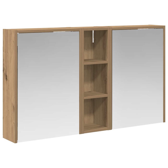 Set dulap baie pentru 3 pcs 106 x 16 x 62,5 cm Lemn compozit - WALTI WALTI