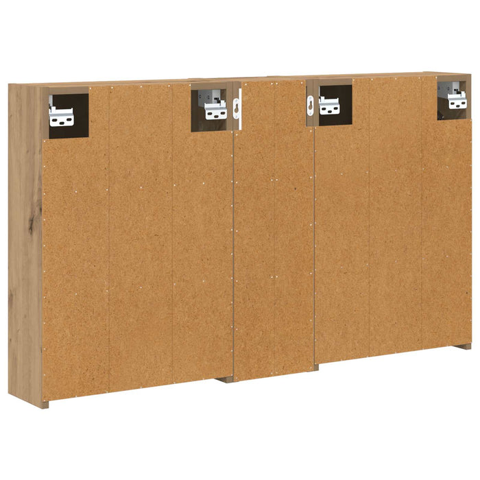 Set dulap baie pentru 3 pcs 106 x 16 x 62,5 cm Lemn compozit - WALTI WALTI