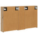 Set dulap baie pentru 3 pcs 106 x 16 x 62,5 cm Lemn compozit - WALTI WALTI