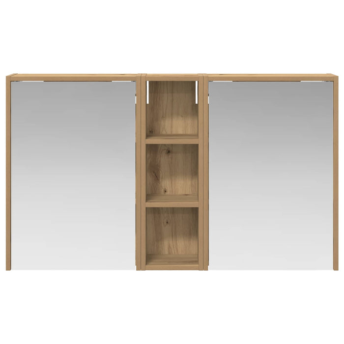 Set dulap baie pentru 3 pcs 106 x 16 x 62,5 cm Lemn compozit - WALTI WALTI
