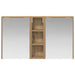Set dulap baie pentru 3 pcs 106 x 16 x 62,5 cm Lemn compozit - WALTI WALTI