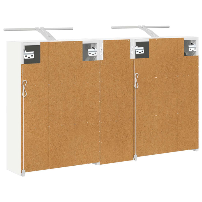 Set dulap baie pentru 3 pcs 106 x 16 x 62,5 cm Lemn compozit - WALTI WALTI