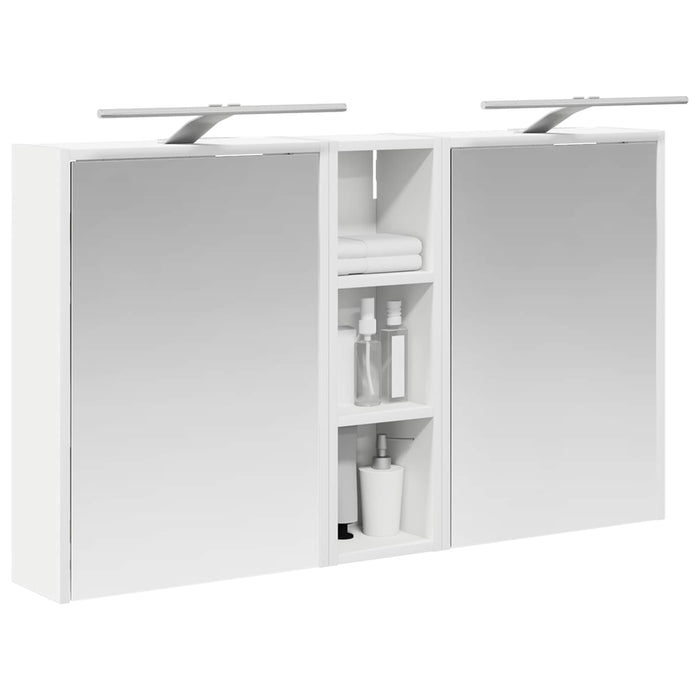 Set dulap baie pentru 3 pcs 106 x 16 x 62,5 cm Lemn compozit - WALTI WALTI