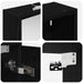 Set dulap baie 3 buc. 106 x 16 x 62,5 cm Lemn prelucrat - WALTI WALTI