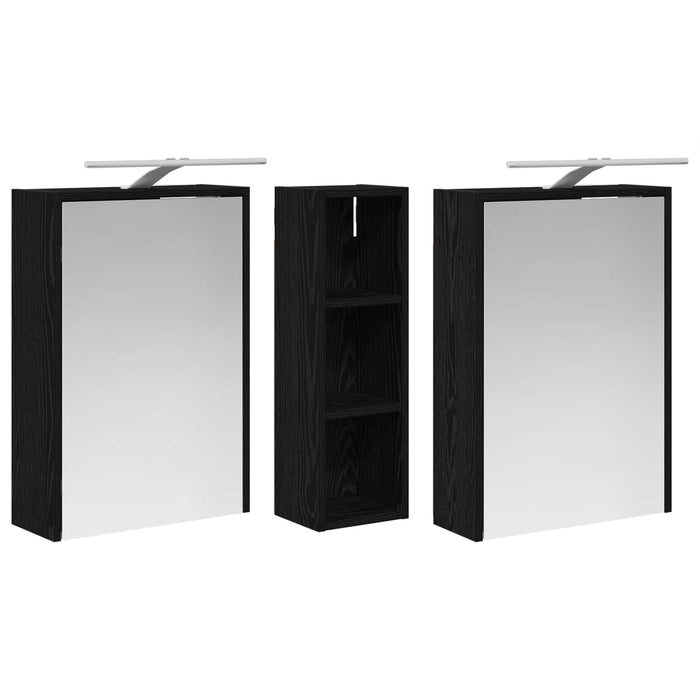 Set dulap baie 3 buc. 106 x 16 x 62,5 cm Lemn prelucrat - WALTI WALTI