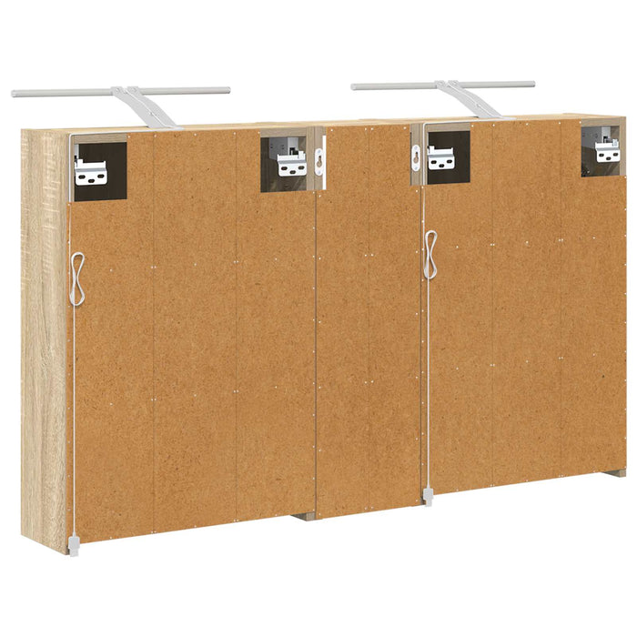 Set dulap baie 3 buc. 106 x 16 x 62,5 cm Lemn prelucrat WALTI