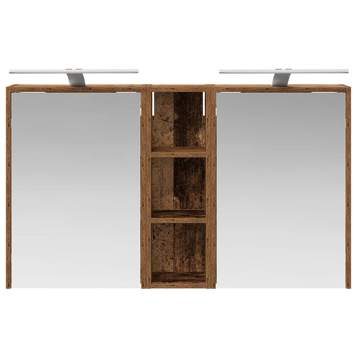 Set dulap baie pentru 3 pcs 106 x 16 x 62,5 cm Lemn compozit WALTI
