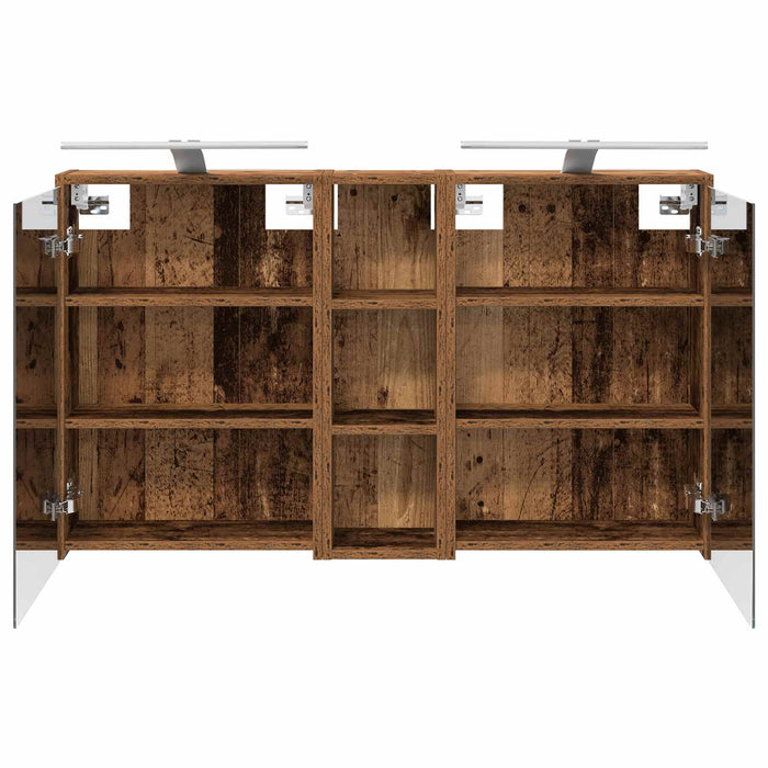 Set dulap baie pentru 3 pcs 106 x 16 x 62,5 cm Lemn compozit WALTI