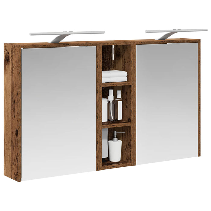 Set dulap baie pentru 3 pcs 106 x 16 x 62,5 cm Lemn compozit WALTI