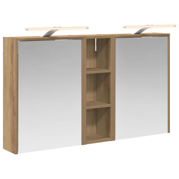 Set dulap baie pentru 3 pcs 106 x 16 x 62,5 cm Lemn compozit - WALTI WALTI