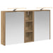 Set dulap baie pentru 3 pcs 106 x 16 x 62,5 cm Lemn compozit - WALTI WALTI