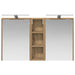 Set dulap baie pentru 3 pcs 106 x 16 x 62,5 cm Lemn compozit - WALTI WALTI