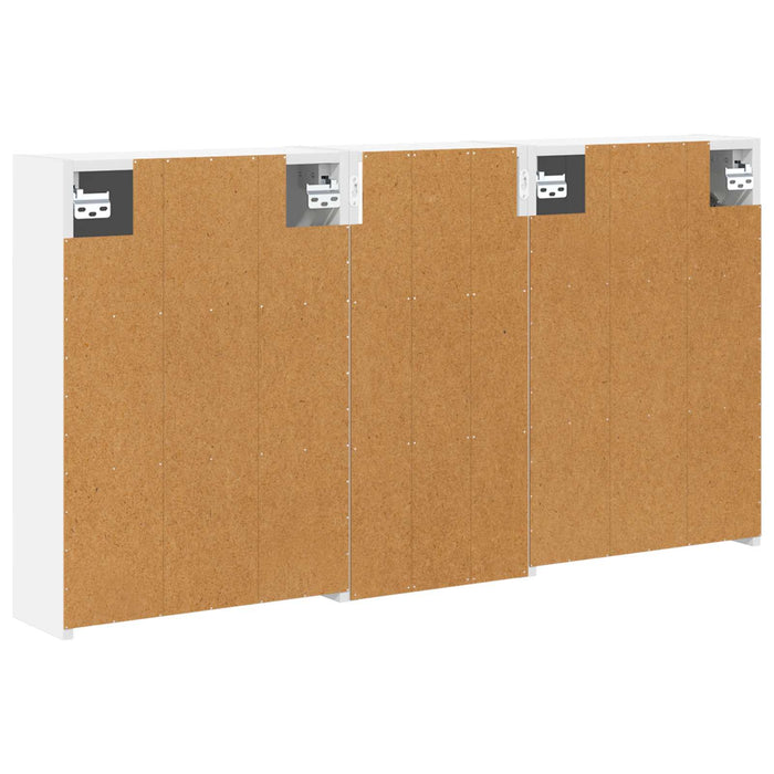 Set dulap baie pentru 3 pcs 116 x 16 x 62,5 cm Lemn compozit - WALTI WALTI