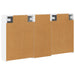 Set dulap baie pentru 3 pcs 116 x 16 x 62,5 cm Lemn compozit - WALTI WALTI