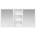 Set dulap baie pentru 3 pcs 116 x 16 x 62,5 cm Lemn compozit - WALTI WALTI