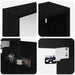 Set dulap baie pentru 3 pcs 116 x 16 x 62,5 cm Lemn compozit - WALTI WALTI