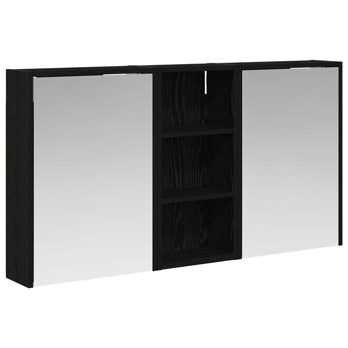 Set dulap baie pentru 3 pcs 116 x 16 x 62,5 cm Lemn compozit - WALTI WALTI