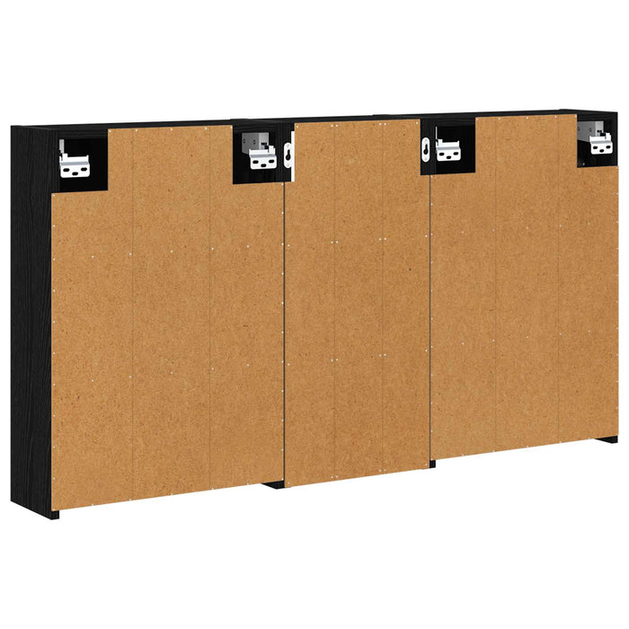 Set dulap baie pentru 3 pcs 116 x 16 x 62,5 cm Lemn compozit - WALTI WALTI