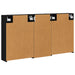 Set dulap baie pentru 3 pcs 116 x 16 x 62,5 cm Lemn compozit - WALTI WALTI