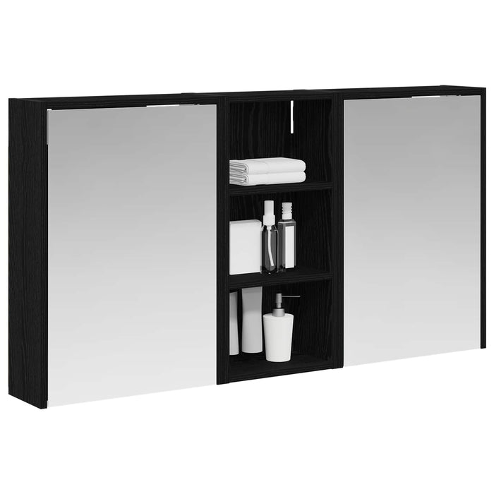 Set dulap baie pentru 3 pcs 116 x 16 x 62,5 cm Lemn compozit - WALTI WALTI