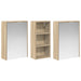 Set dulap baie 3 buc. 116 x 16 x 62,5 cm Lemn prelucrat - WALTI WALTI