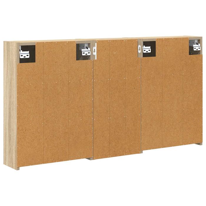 Set dulap baie 3 buc. 116 x 16 x 62,5 cm Lemn prelucrat - WALTI WALTI