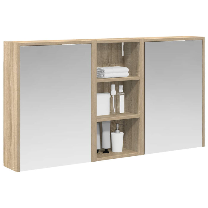 Set dulap baie 3 buc. 116 x 16 x 62,5 cm Lemn prelucrat - WALTI WALTI