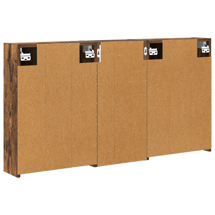 Set dulap baie 3 buc. 116 x 16 x 62,5 cm Lemn prelucrat WALTI