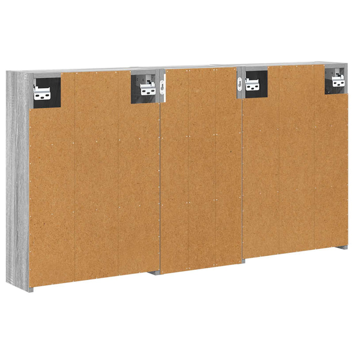 Set dulap baie 3 buc. 116 x 16 x 62,5 cm Lemn prelucrat WALTI