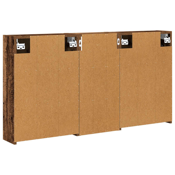 Set dulap baie 3 buc. 116 x 16 x 62,5 cm Lemn prelucrat WALTI