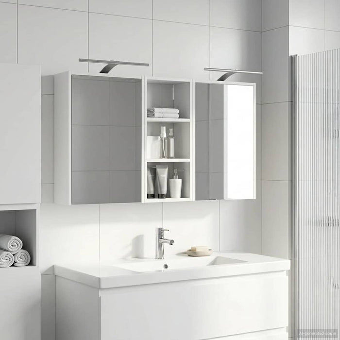 Set dulap baie pentru 3 pcs 116 x 16 x 62,5 cm Lemn compozit - WALTI WALTI