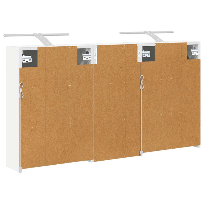 Set dulap baie pentru 3 pcs 116 x 16 x 62,5 cm Lemn compozit - WALTI WALTI