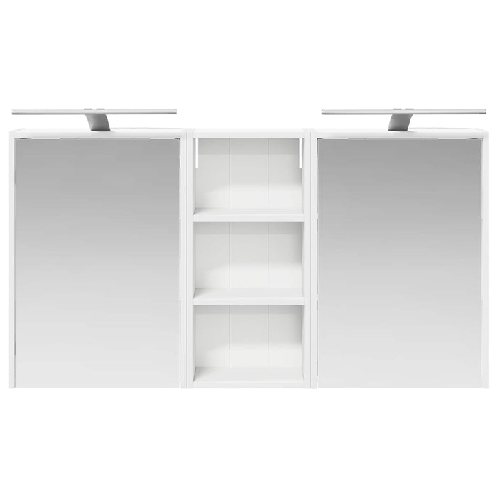 Set dulap baie pentru 3 pcs 116 x 16 x 62,5 cm Lemn compozit - WALTI WALTI