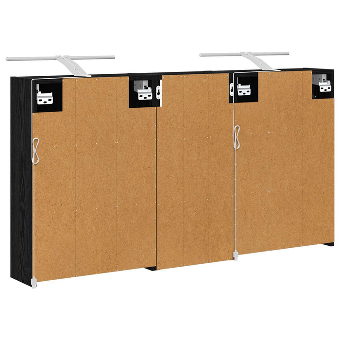 Set dulap baie pentru 3 pcs 116 x 16 x 62,5 cm Lemn compozit - WALTI WALTI