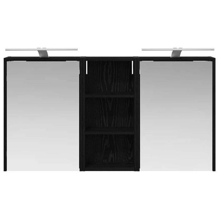 Set dulap baie pentru 3 pcs 116 x 16 x 62,5 cm Lemn compozit - WALTI WALTI