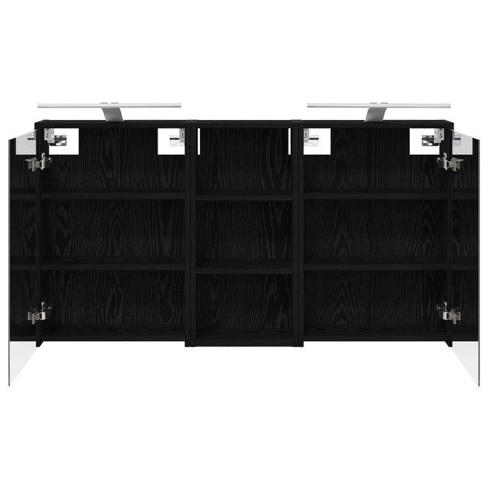 Set dulap baie pentru 3 pcs 116 x 16 x 62,5 cm Lemn compozit - WALTI WALTI