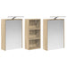 Set dulap baie 3 buc. 116 x 16 x 62,5 cm Lemn prelucrat - WALTI WALTI
