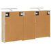 Set dulap baie 3 buc. 116 x 16 x 62,5 cm Lemn prelucrat - WALTI WALTI