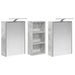 Set dulap baie pentru 3 pcs 116 x 16 x 62,5 cm Lemn compozit - WALTI WALTI