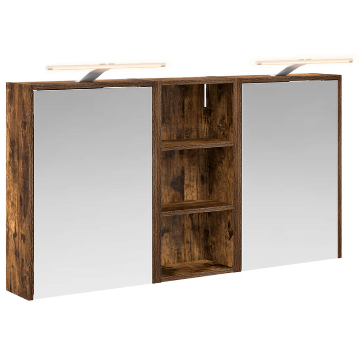 Set dulap baie pentru 3 pcs 116 x 16 x 62,5 cm Lemn compozit - WALTI WALTI