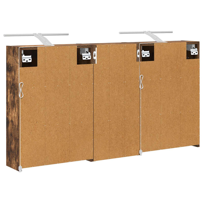 Set dulap baie pentru 3 pcs 116 x 16 x 62,5 cm Lemn compozit - WALTI WALTI
