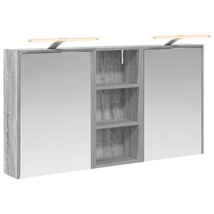 Set dulap baie pentru 3 pcs 116 x 16 x 62,5 cm Lemn compozit - WALTI WALTI